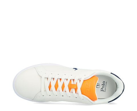 Ralph Lauren Heritage Court II White / Navy Blue / Orange BR/LAR/MAR - 809931260002-114
