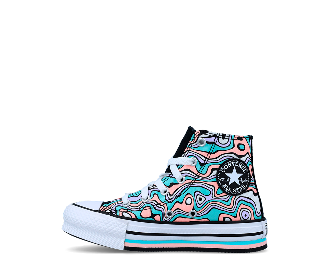 Converse Chuck Taylor All Star Eva Lift Color Swirl AZ/RS/BR - A01019C-645