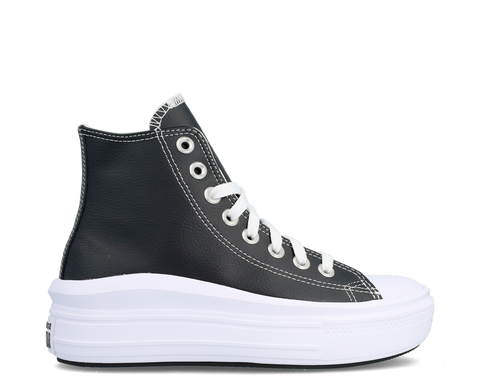 Converse Chuck Taylor All Star Move Platform Foundational Leather Black White PR/BR - A04294C-249