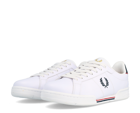 Fred Perry B722 Leather BR/MAR/VM - B6311-567-612