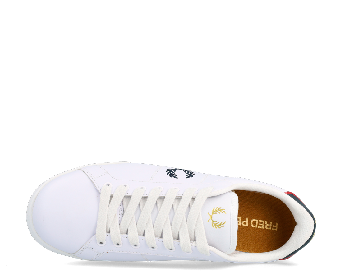 Fred Perry B722 Leather BR/MAR/VM - B6311-567-612