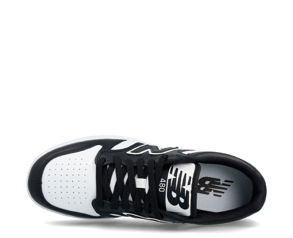 New Balance 480 White/Black PR/BR - BB480LBA-249