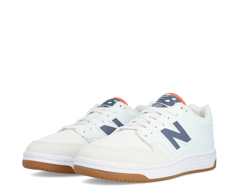 New Balance 480 White Dark Artic BR/CZ/MAR - BB480LFD-879