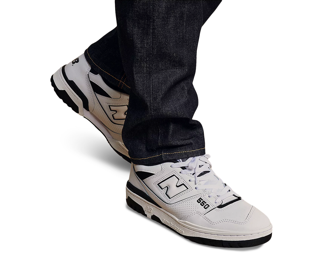 New Balance 550 White Black BR/PR - BB550HA1-117