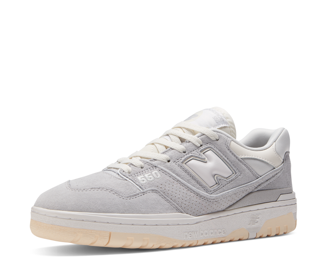 New Balance 550 Grey Suede CZ/BJ - BB550SLB-375