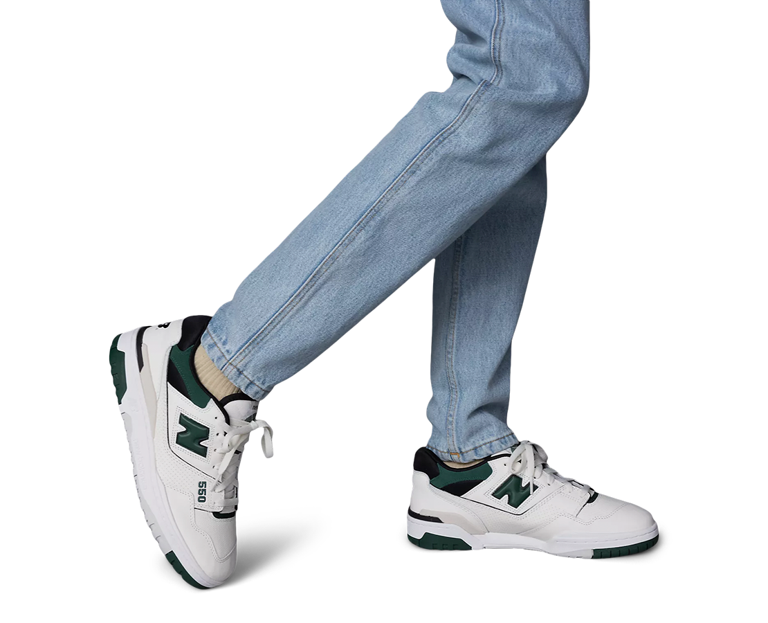 New Balance 550 Sea Salt Pine Green BJ/PR/VD - BB550VTC-816