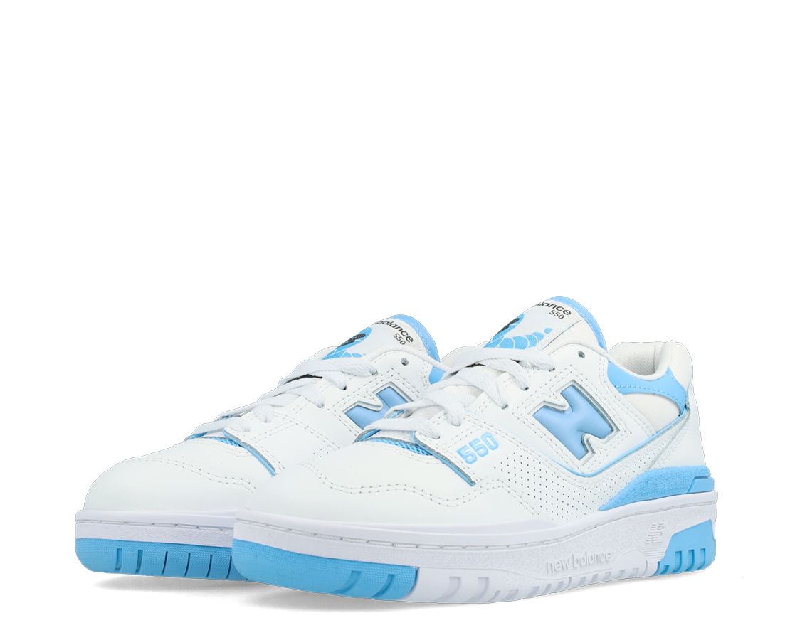 New Balance 550 UNC White Dusk Blue BR/AZBE - BBW550BC-101