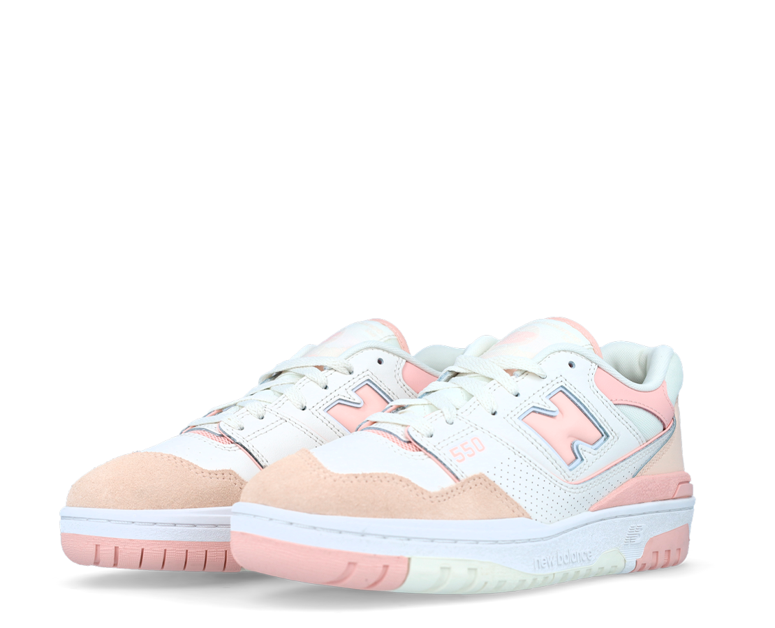 New Balance 550 White Pink BJ/RS - BBW550WP-909