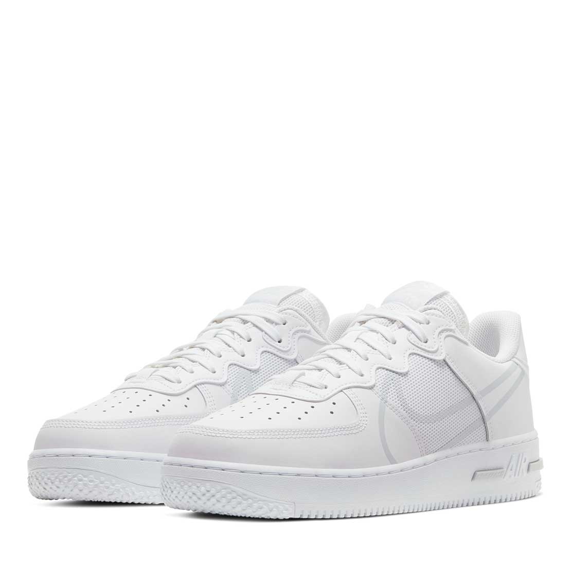 Nike Air Force 1 React BR/PRATA - CT1020-101-121