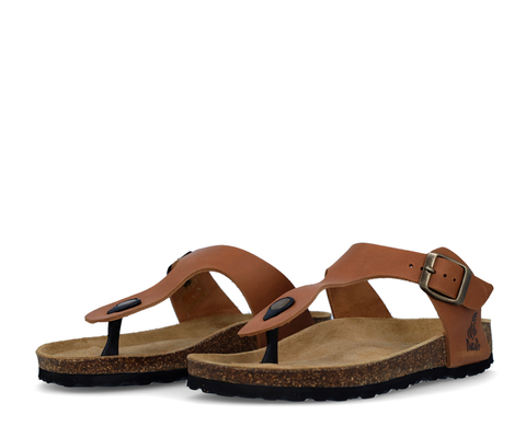 Dakar Sandals Thong CAMEL - DAKAR120BROWN-134