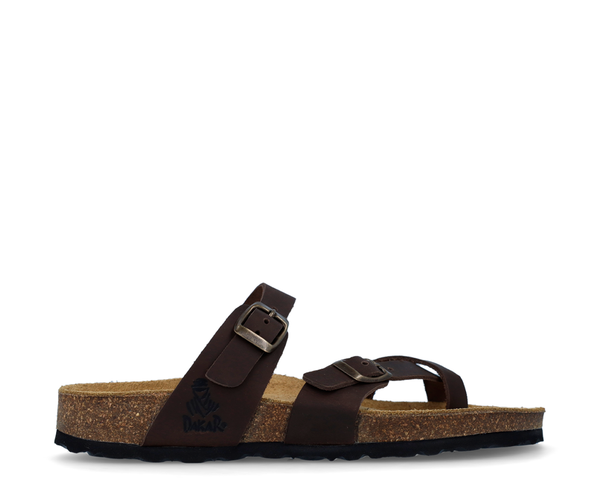 Dakar Sandals Multi Strap, castanho