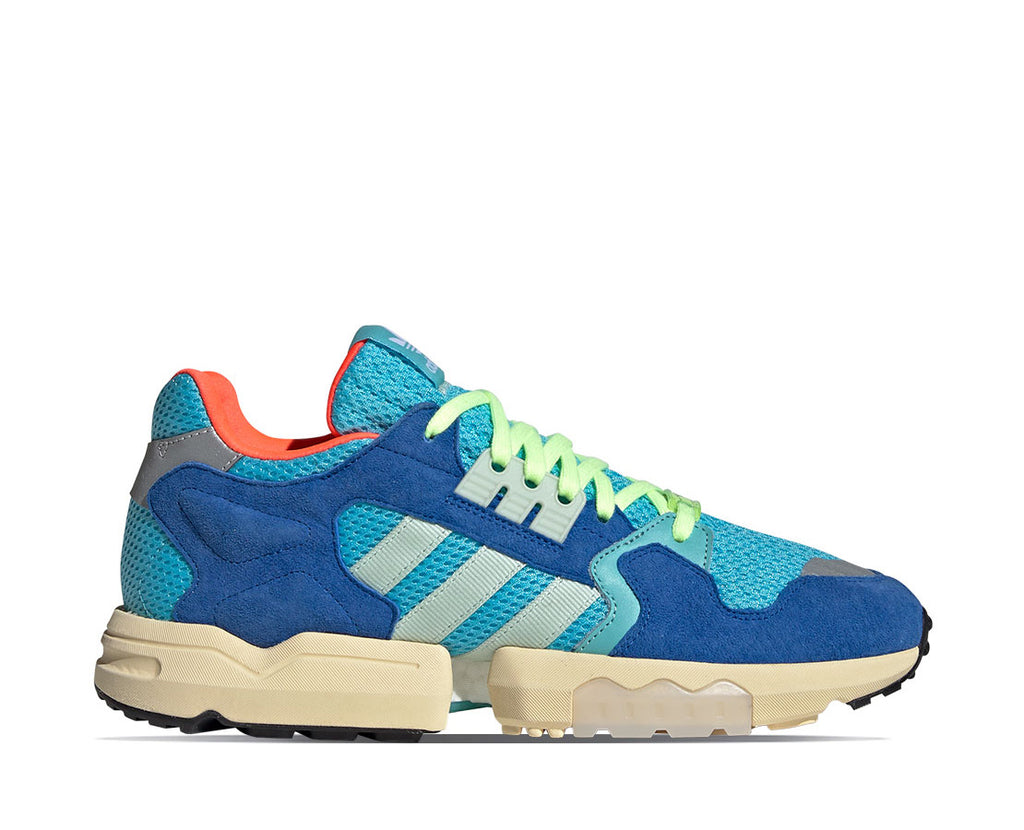 ブルー Men's Shoes Shoes Zx Torsion Bright Cyan Adidas Originals ZX