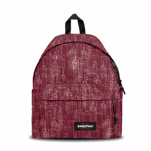 Eastpak Padded Pak'r Merlot Blocks BORD/BR - EK620.26Q-742