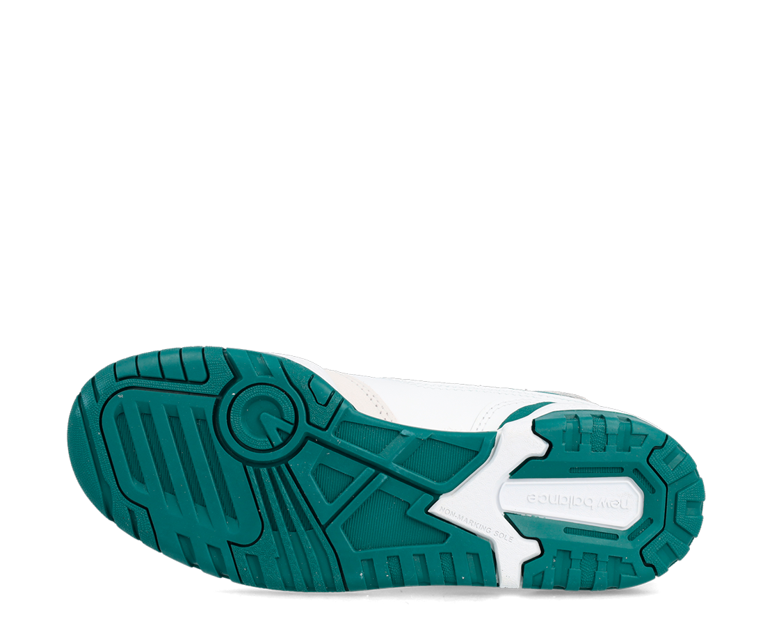 New Balance 550 White Vintage Teal BR/VD - GSB550TA-124