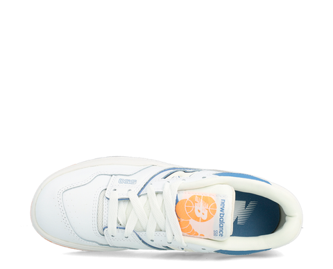 New Balance 550 White Mercury Blue BR/AZ/AM - GSB550WB-95