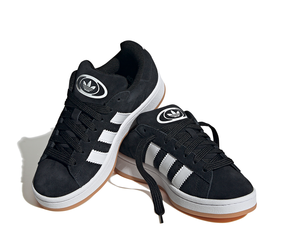 Adidas Campus 00s Black White Gum PR/BR - HQ6638-249