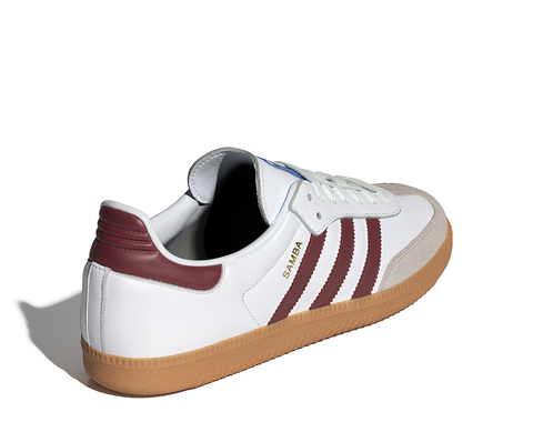 Adidas Samba OG White / Burgundy / Gum BR/BORD - IF3813-784