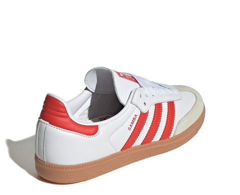 Adidas Samba OG White Solar Red Gum BR/LAR - IF6513-113