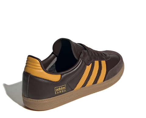 Adidas Samba OG Dark Brown Preloved Yellow CAST/AM - IG6174-438