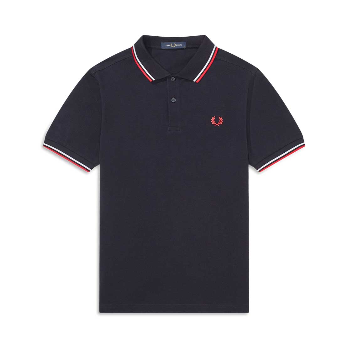 Polo Fred Perry MAR/VM/BR - M3600-471-234