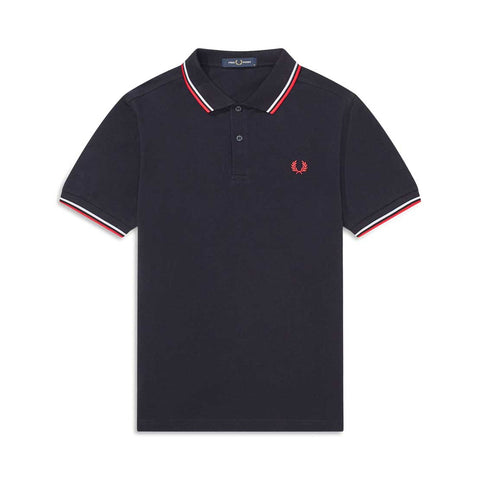 Polo Fred Perry MAR/VM/BR - M3600-471-234