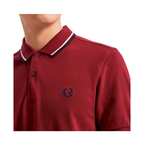 Polo Fred Perry BORD/BR - M3600-D31-742