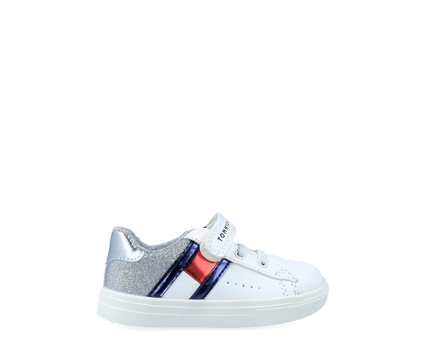 Tommy Hilfiger Low Cut Lace-Up BR/PRATA - T1A4-32127-1358X025-121