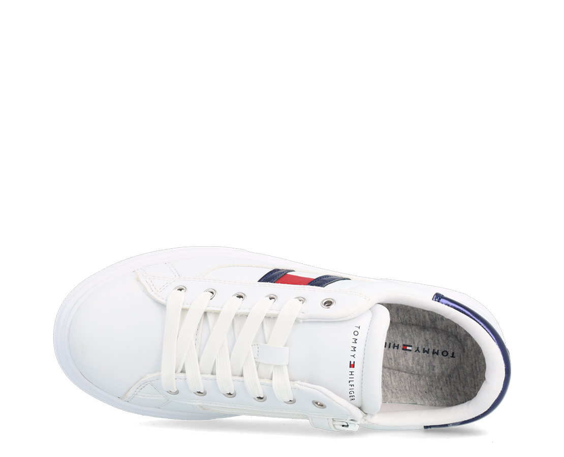 Tommy Hilfiger Flag Low Cut Lace-Up BR/MAR/VM - T3A9-32966-1355A473-612