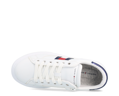 Tommy Hilfiger Flag Low Cut Lace-Up BR/MAR/VM - T3A9-32966-1355A473-612