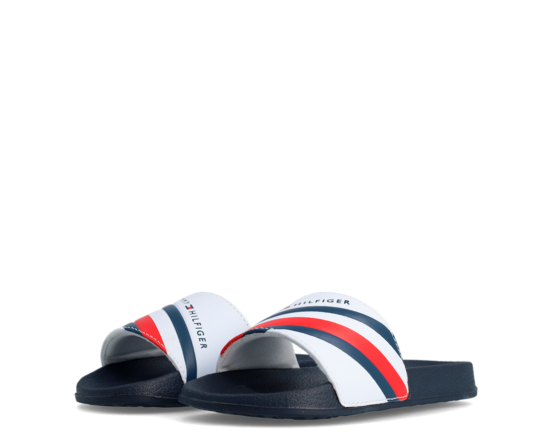 Tommy Hilfiger Stripes Pool Slide MAR/BR - T3B0-32932-1172100--213