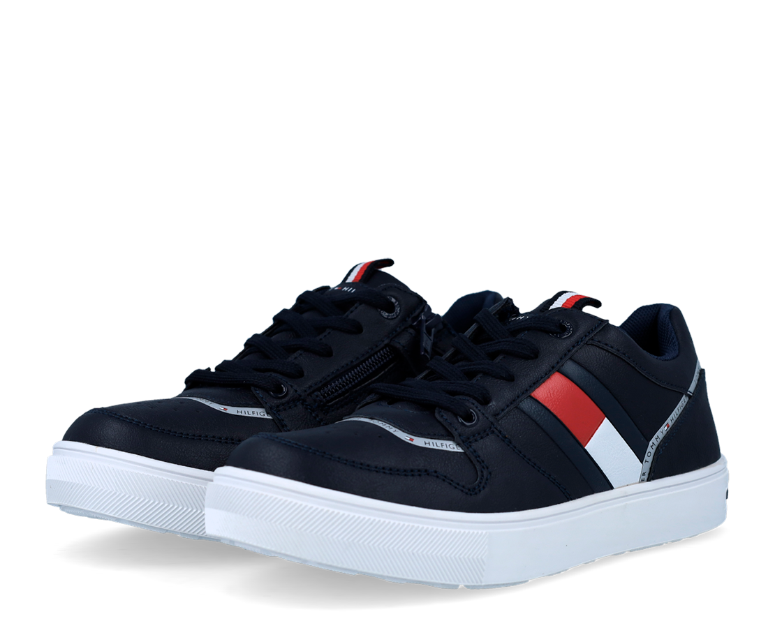 Tommy Hilfiger Low Cut Lace-Up MAR/VM/BR - T3B4-32065-0900800--234