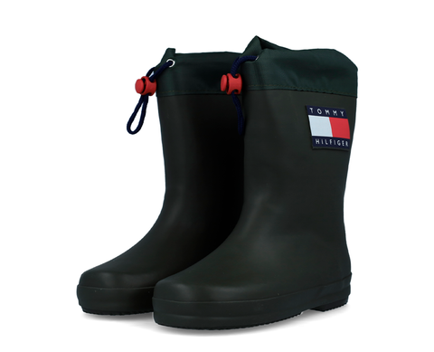 Tommy Hilfiger Rain Boot Military VD - T3X6-30766-0047414--306
