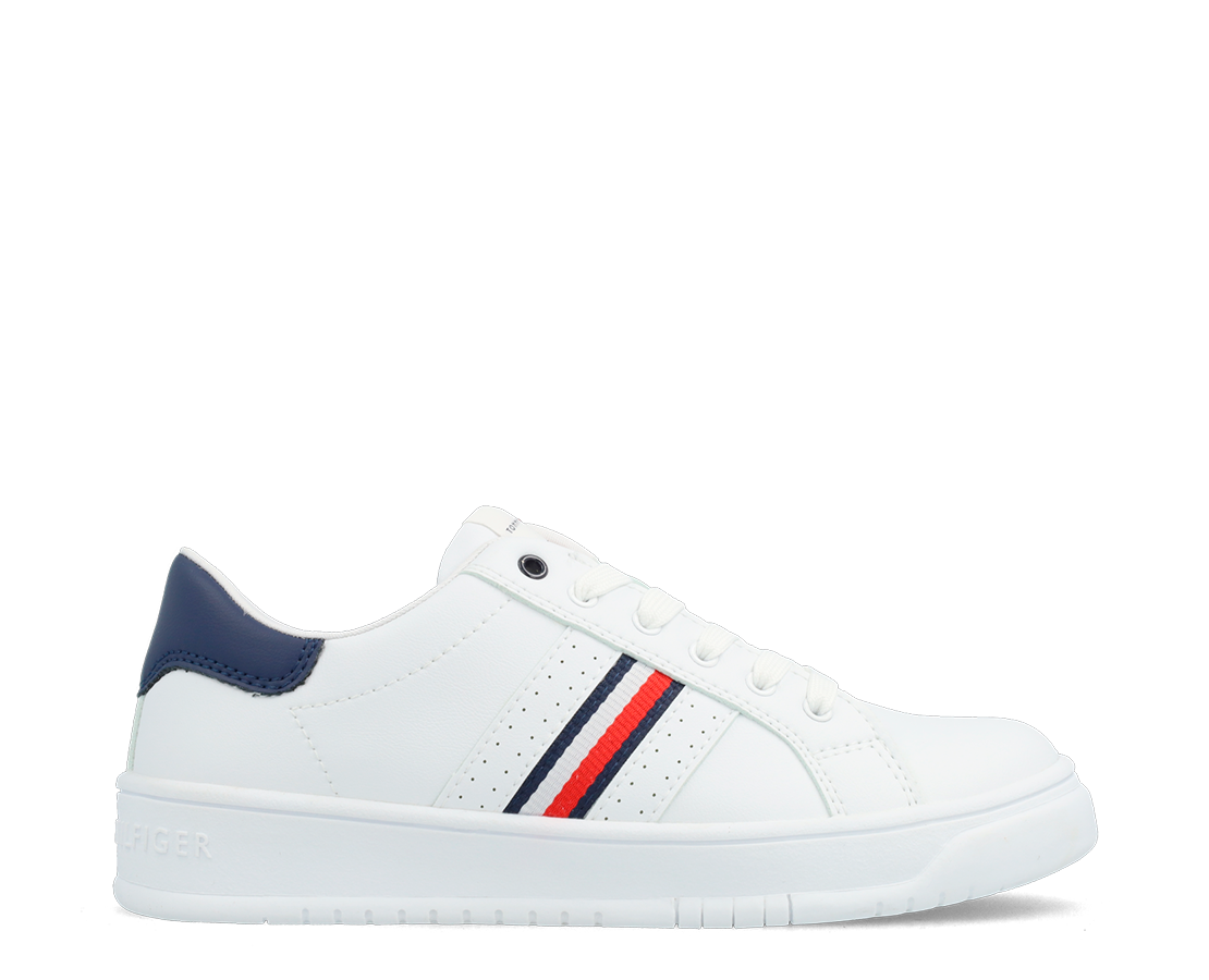 Tommy Hilfiger Stripes Low Cut Lace-Up BR/MAR/VM - T3X9-32849-1355X336-612