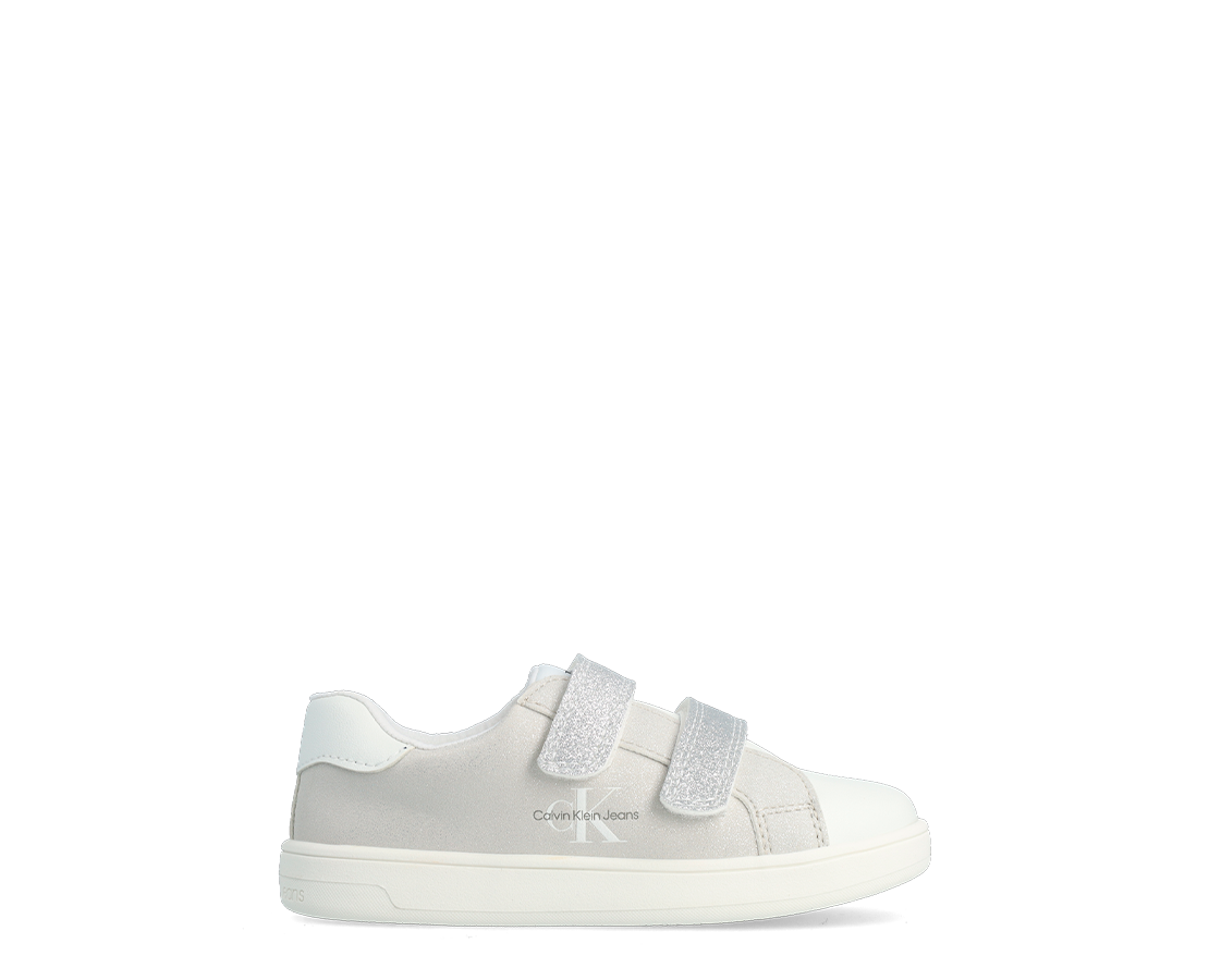 Calvin Klein Low Cut Velcro BR/PRATA - V1A9-80468-1459Y383-121
