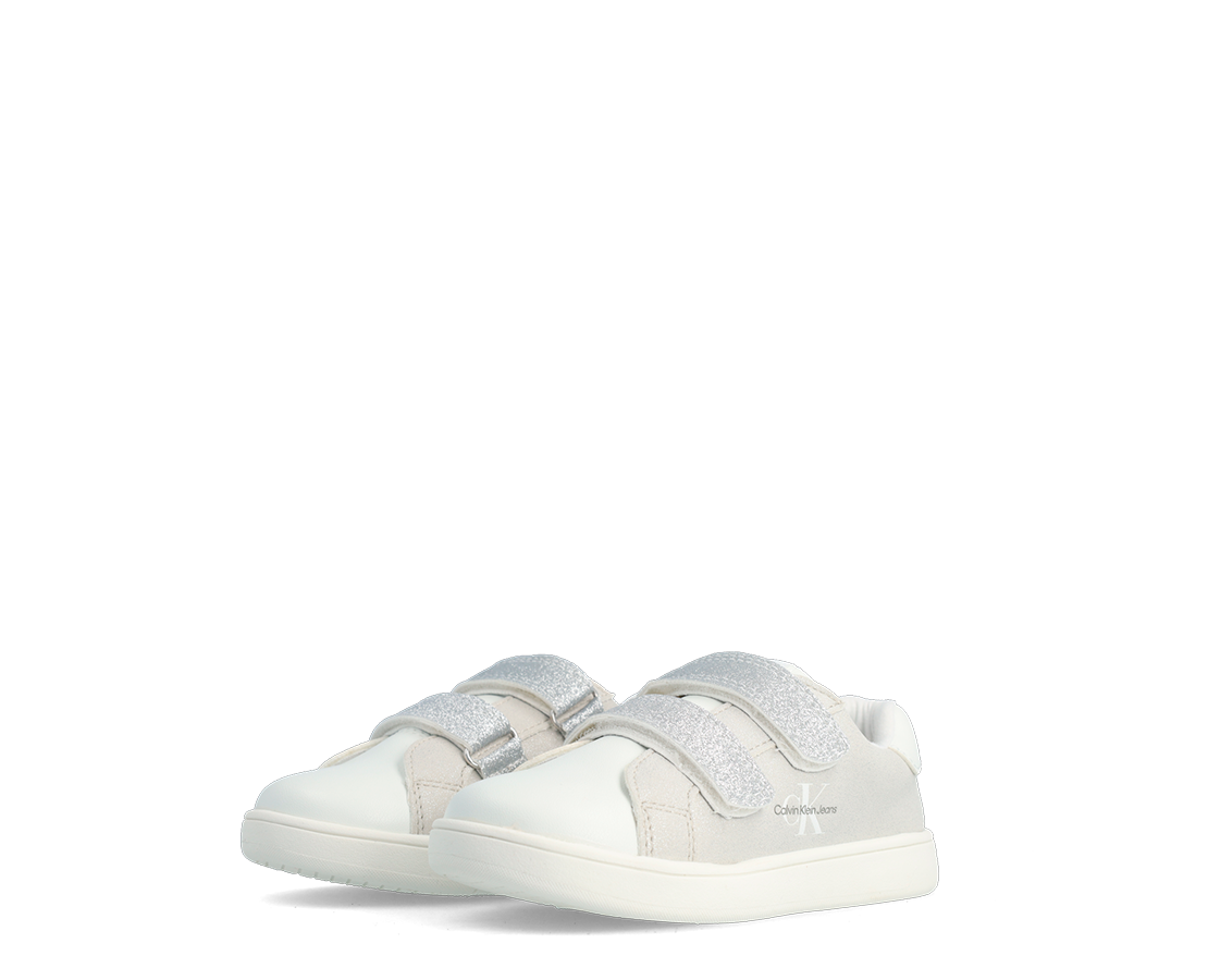 Calvin Klein Low Cut Velcro BR/PRATA - V1A9-80468-1459Y383-121