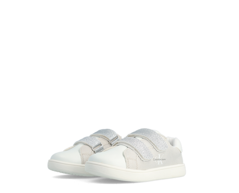 Calvin Klein Low Cut Velcro BR/PRATA - V1A9-80468-1459Y383-121