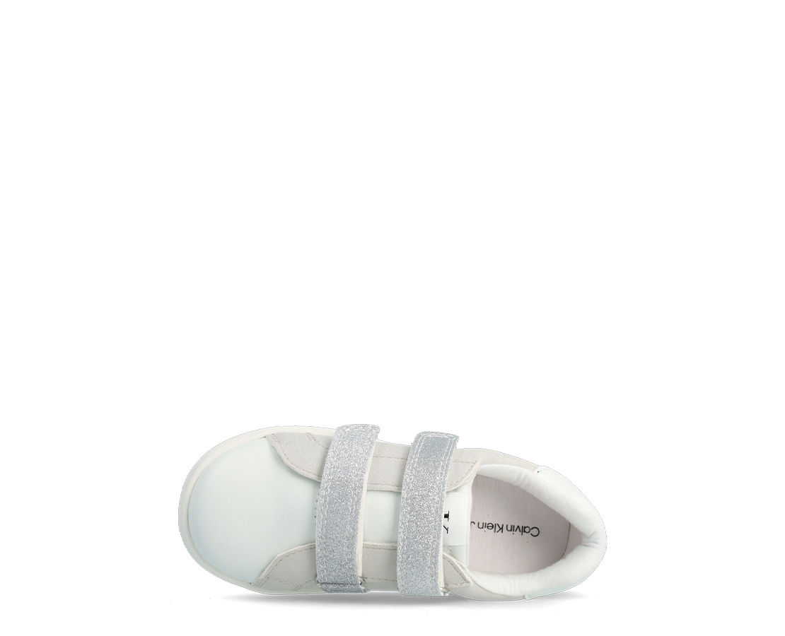 Calvin Klein Low Cut Velcro BR/PRATA - V1A9-80468-1459Y383-121