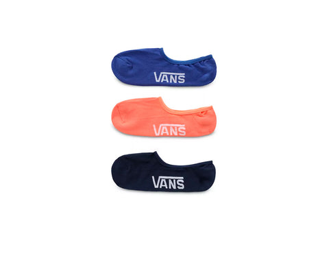 Meias Invisiveis Classic Super 3 Pack MULTICOLOR - VN000XTTZC7-898